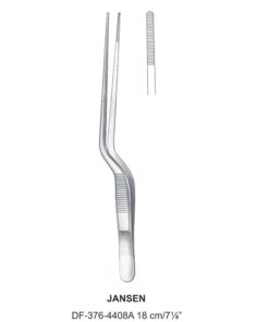 Jansen Ear Dressing Forceps, Bayonet, 18Cm  (SS-376-4408A)