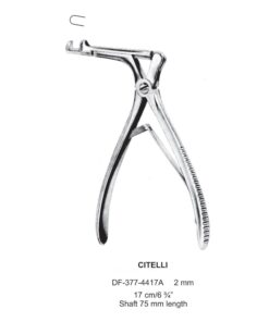 Citelli Bone Punch Forcep, 17Cm, 2Mm Cut, Shaft Length 75Mm  (SS-377-4417A)