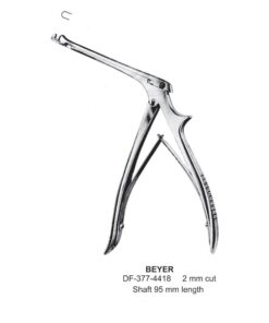 Beyer Bone Punch Forcep, 19Cm, 2Mm Cut, Shaft Length 95Mm  (SS-377-4418)