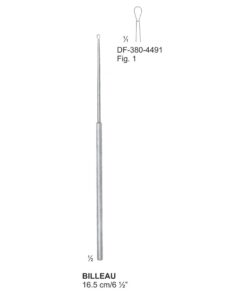 Billeau Ear Loop, Fig.1, 16.5Cm  (SS-380-4491)