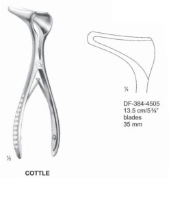 Cottle Nasal Speculum, 13.5Cm, Blades 35Mm  (SS-384-4505)