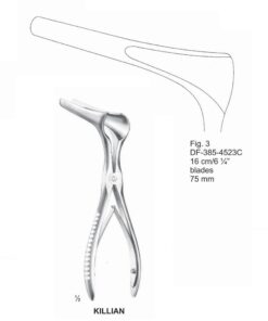 Killian Nasal Specula Fig.3, 75Mm, 16Cm (SS-385-4523C)