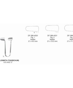 Goldsmith (Thudichum) Nasal Specula, 6.5Cm, Blades 21X9.5Cm (SS-386-4530)