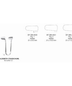 Goldsmith (Thudichum) Nasal Specula, 6.5Cm, Blades 21X11.5Cm (SS-386-4532)