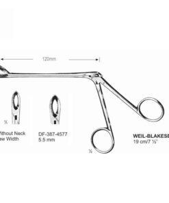 Weil-Blakesely Cutting Forceps Without Neck 19Cm, Jaw Width 5.5Mm  (SS-387-4577)
