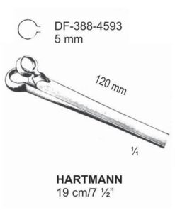 Hartmann Cutting Forceps,19Cm, 5Mm (SS-388-4593)
