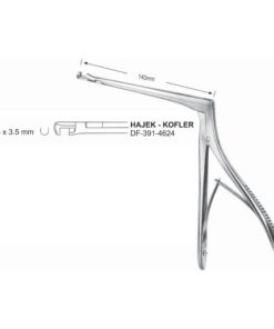 Hajek-Kofler Sphenoid Punches Width 140Mm  (SS-391-4624)