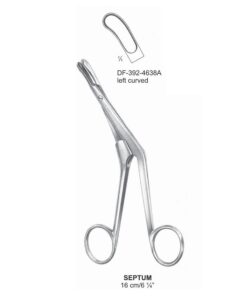 Septum Forceps Left Curved 16 (SS-392-4638A)