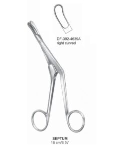 Septum Forceps Right Curved 16 (SS-392-4639A)