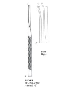 Silver Osteotomes Chisels 18Cm, 5Mm Right (SS-396-4693B)