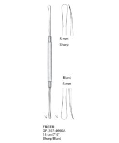 Freer Septum Elevators, 18Cm. Sharp/Blunt, 5Mm  (SS-397-4690A)