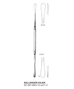 Ballenger-Hajek Septum Elevators, 19Cm, 6Mm  (SS-397-4693)