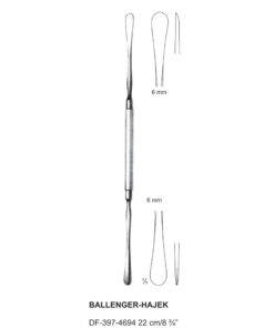 Ballenger-Hajek Septum Elevators, 22Cm, 6Mm  (SS-397-4694)