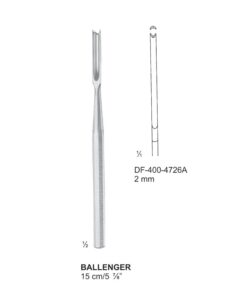 Ballenger Septum Chisels, 15Cm, 2Mm (SS-400-4726A)