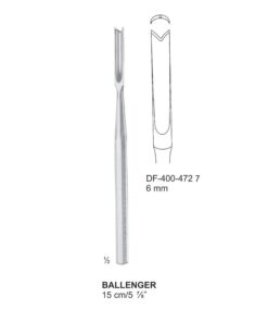 Ballenger Septum Chisels, 15Cm, 6Mm (SS-400-4727)