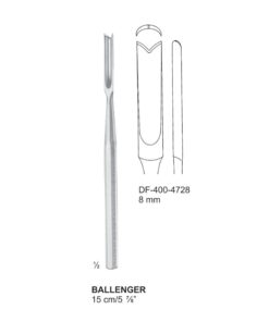 Ballenger Septum Chisels, 15Cm, 8Mm (SS-400-4728)