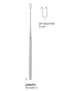 Joseph Nasal Hooklets, 2 Prong, 5Mm, 16Cm  (SS-403-4759)