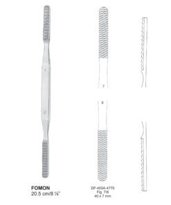 Fomon Nasal Rasps 20.5Cm, Fig.7/8, 40X7Mm (SS-403A-4770)