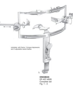 Dingman Mouth Gags, Complete Set Fig.1-3  (SS-407-4828)