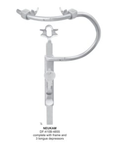 Neukam Mouth Gags, Complete With Frame And 3 Tongue Depressors  (SS-410B-4855)