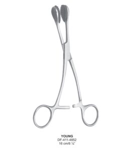 Young Tongue Holding Forceps With Rubber Inserts, 16Cm  (SS-411-4852)