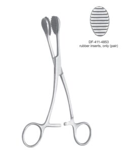 Young Tongue Holding Forceps Rubber Inster (Pair) (SS-411-4853)
