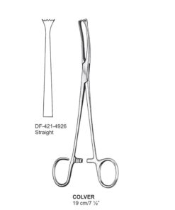 Colver Tonsil Seizing Forceps, Str, 1 Open Ring, 19Cm  (SS-421-4926)