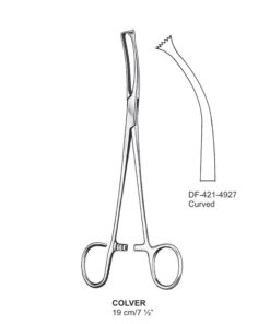 Colver Tonsil Seizing Forceps, Strong Cvd, 1 Open Ring 19Cm  (SS-421-4927)