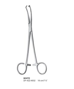 White Tonsil Seizing Forceps, Cvd, 1 Open Ring, 18Cm  (SS-422-4932)
