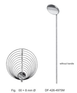 Laryngeal Mirrors W/O Handles, Fig.00 = 8Mm Ø (SS-426-4975M)