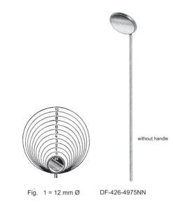 Laryngeal Mirrors W/O Handles, Fig.1 = 12Mm Ø (SS-426-4975Nn)
