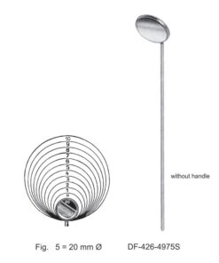 Laryngeal Mirrors W/O Handles, Fig.5 = 20Mm Ø (SS-426-4975S)