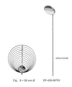 Laryngeal Mirrors W/O Handles, Fig.8 = 26Mm Ø (SS-426-4975V)