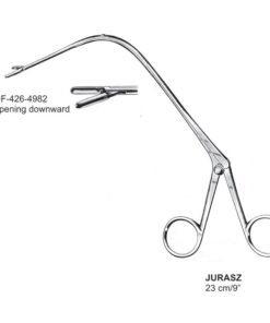 Jurasz Laryngeal Polypus Forceps, Opening To Downward, 23Cm  (SS-426-4982)