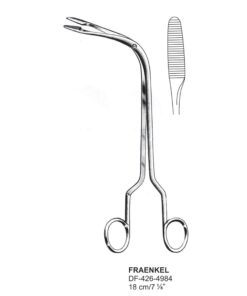 Fraenkel Laryngeal Polypus Forceps, 18Cm  (SS-426-4984)