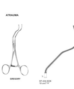 Gregory Atrauma Profunda Clamps 18Cm (SS-434-5036)