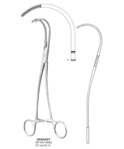 Debakey Atrauma Aortic Clamp, 27Cm (SS-447-5083)