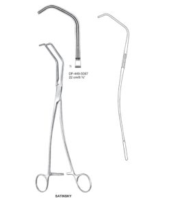 Satinsky Atrauma Tangential Occlusion Clapms, 22Cm (SS-449-5087)