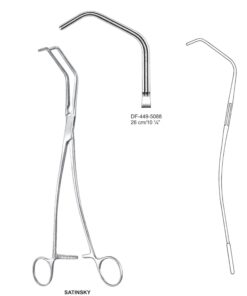 Satinsky Atrauma Tangential Occlusion Clapms, 26Cm (SS-449-5088)
