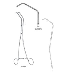 Satinsky Atrauma Tangential Occlusion Clapms, 26.5Cm (SS-449-5089)