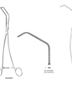 Satinsky Atrauma Tangential Occlusion Clapms, 27.5Cm (SS-449-5090)