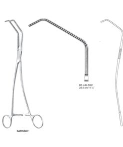 Satinsky Atrauma Tangential Occlusion Clapms, 28.5Cm (SS-449-5091)