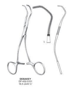 Debakey Anastomosis Atrauma Clamps, 16.5Cm (SS-452-5101)