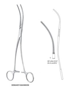 Debakey-Bahnson Atrauma Aneurysm Clamps, 24.5Cm (SS-454-5107)