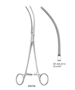 Potts Atrauma Multi Purpose Vascular Clamps, 23Cm (SS-455-5114)