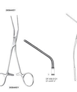 Debakey Atrauma Multi Purpose Vascular Clamps, 21Cm (SS-456-5121)