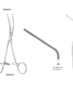 Debakey Atrauma Multi Purpose Vascular Clamps, 22Cm (SS-456-5122)