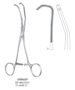 Cooley Atrauma Multi Purpose Vascular Clamps, 17Cm (SS-463-5151)