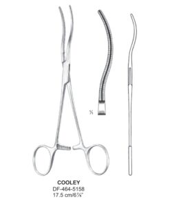 Cooley Atrauma Multi Purpose Vascular Clamps, 17.5Cm (SS-464-5158)