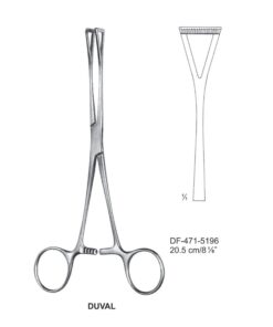 Duval Atrauma Intestinal And Tissu Grasping Forceps, 20.5Cm (SS-471-5196)
